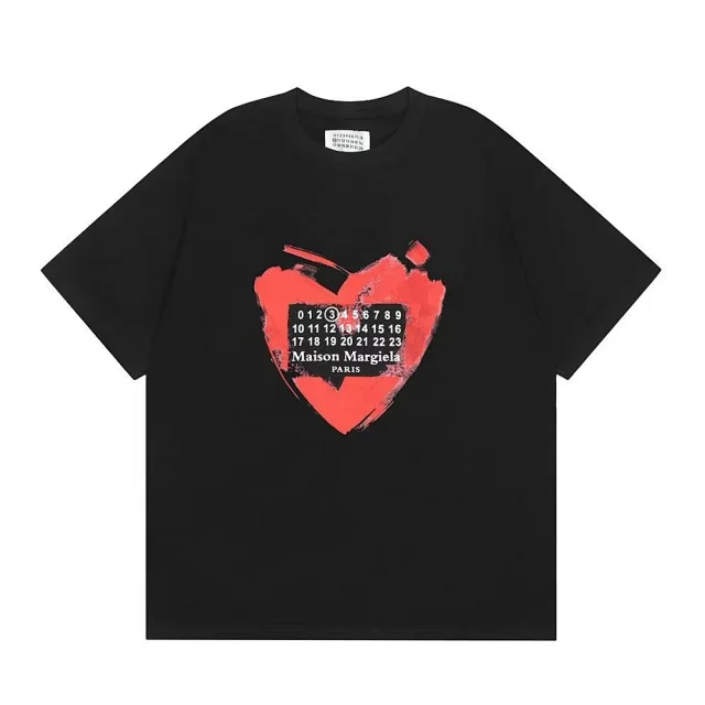 Maison Margiela T-Shirts Graphic Logo Print Crew-Neck product detail image 12