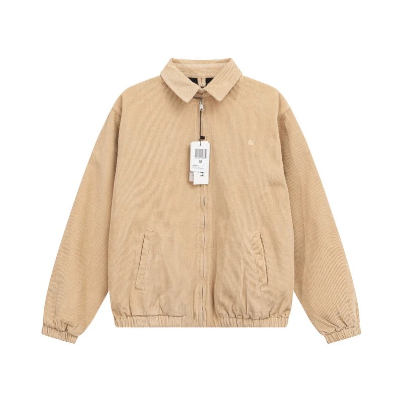 Carhartt WIP Active Jacket Olive Green Brown Collar Jacket - 12