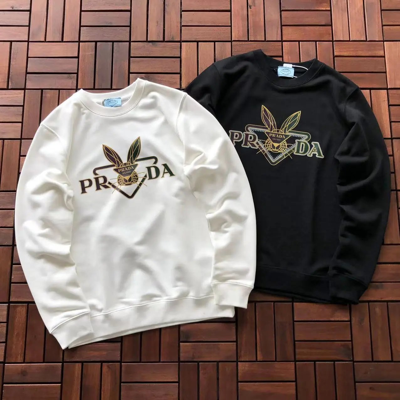 MMY Logo Embroidered White Hoodie - 12