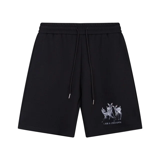 Burberry Shorts Drawstring with Equestrian Knight and check details product detail image 12