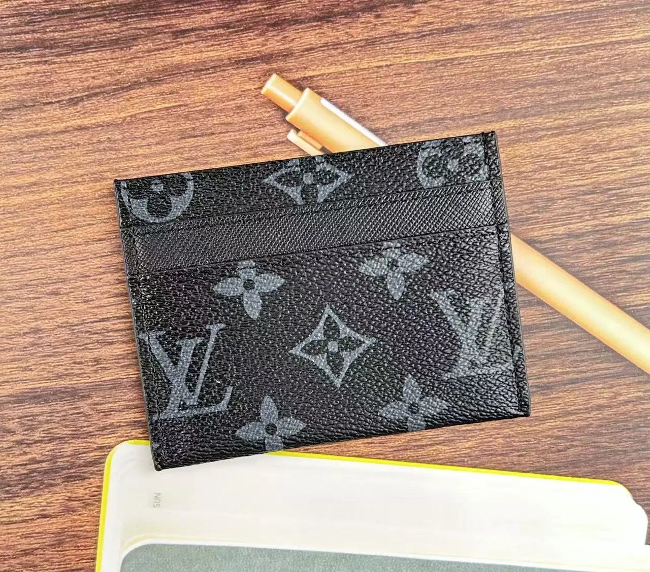 Gucci GG Marmont Card Holder Beige Canvas Wallet - 15