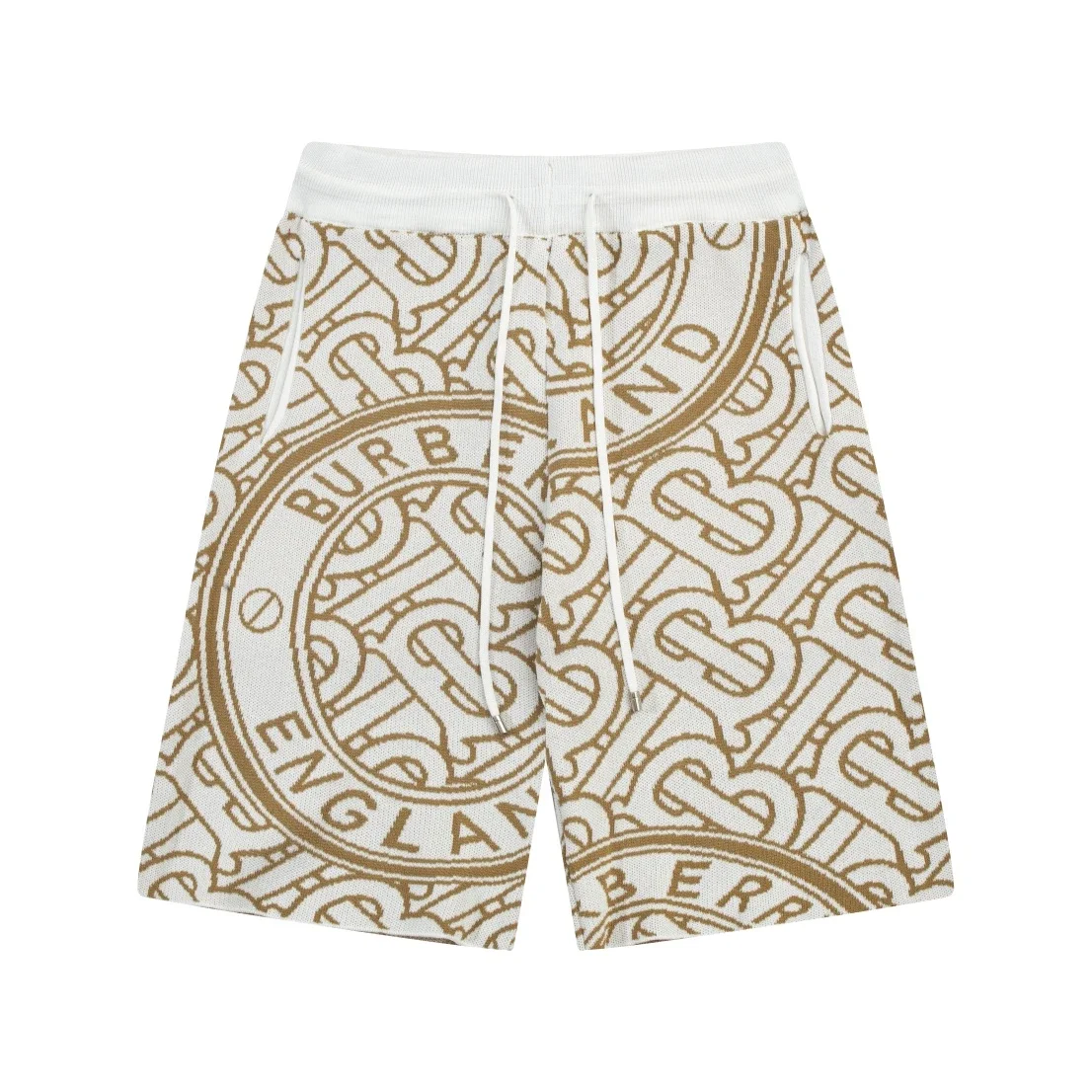 Burberry Full-Print TB Monogram Knit Shorts - rep szorty