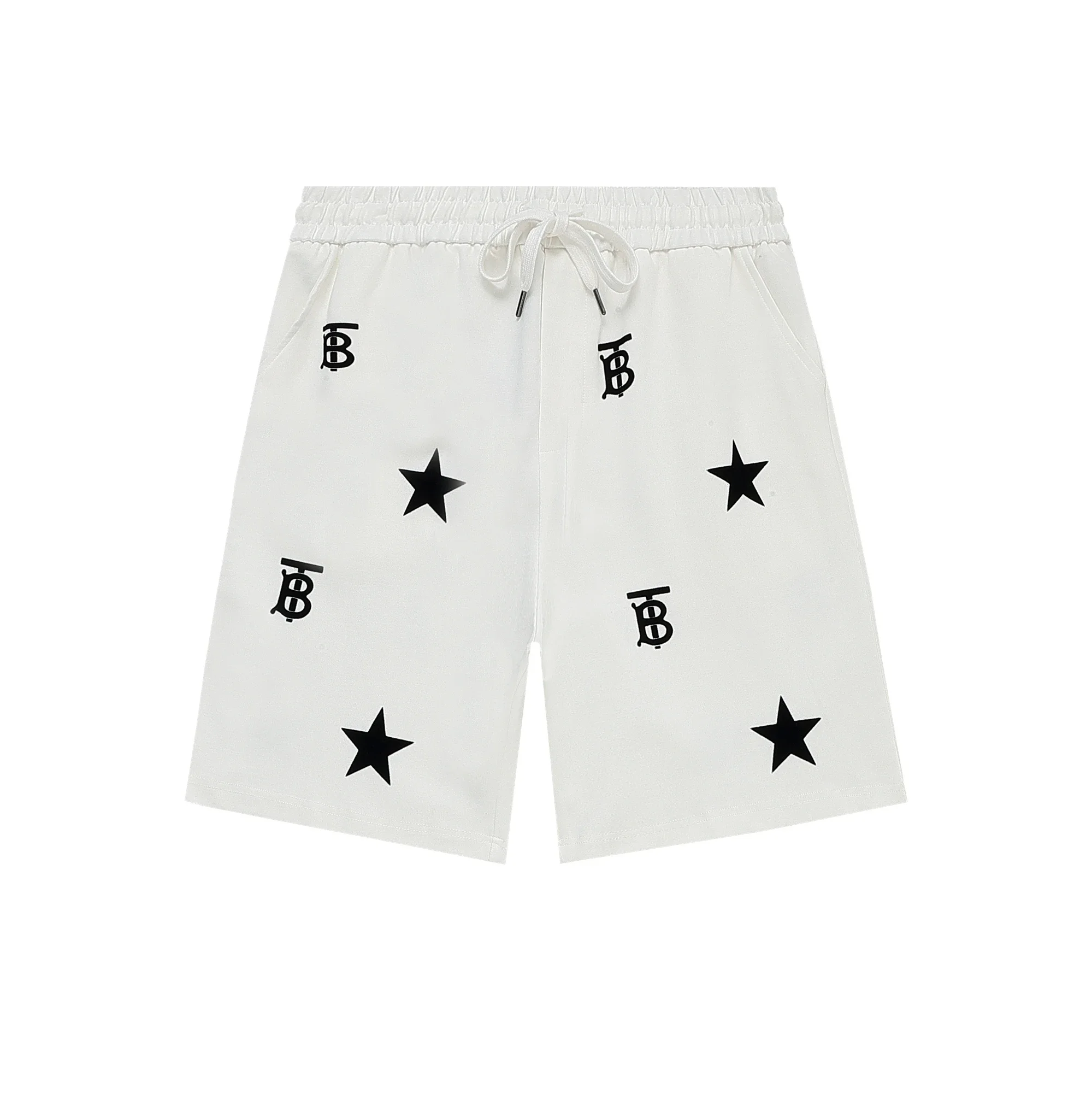 Burberry TB Monogram & Star Print Cotton Sweat Shorts - rep szorty