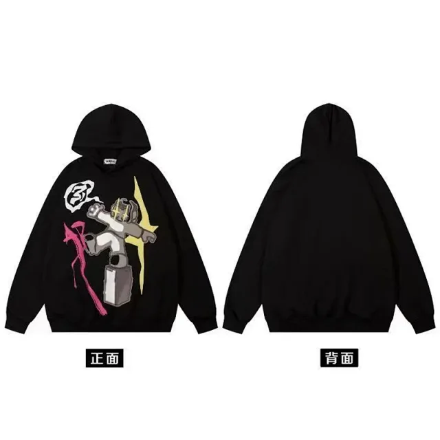 Unbranded Hoodies & Sweatshirts Graphic Print Pullover Hoodie product detail image 11