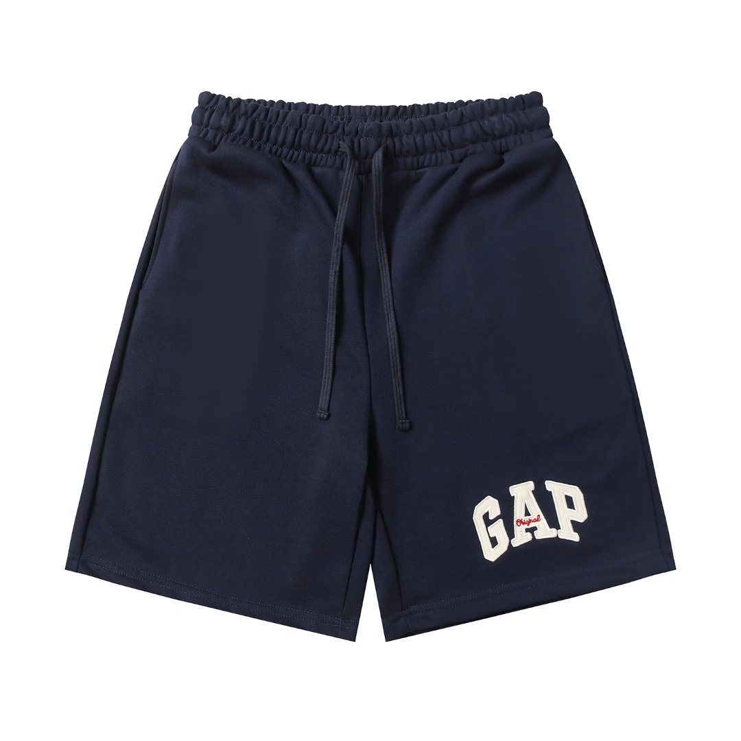 GAP Logo Embroidered Drawstring Shorts Navy - 13