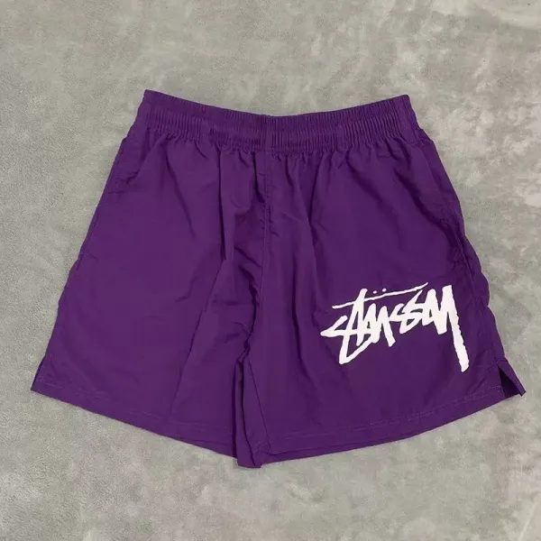 Stüssy Classic Logo Shorts Black - 14