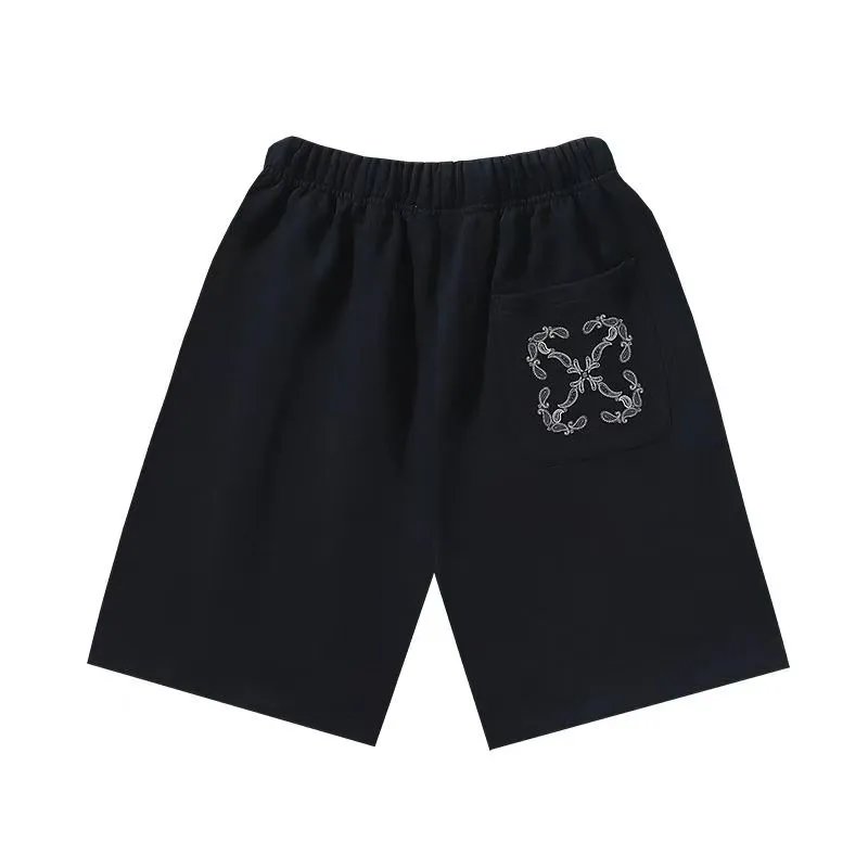 Off-White Arrow Hand Logo Black Shorts - 11