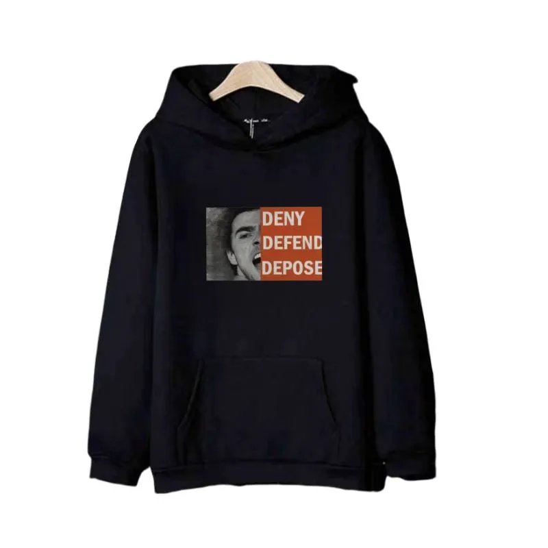 Design Luigi Mangione Portrait Black Hoodie - 14