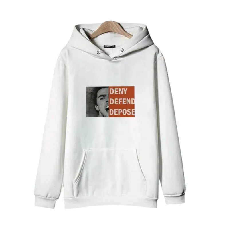 Design Luigi Mangione Portrait Black Hoodie - 12
