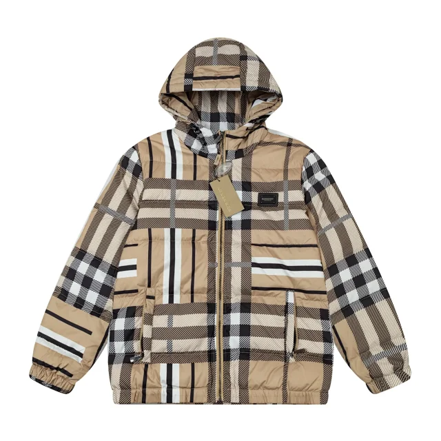 Burberry Down Jackets Quilted hooded puffer jacket product detail image 13