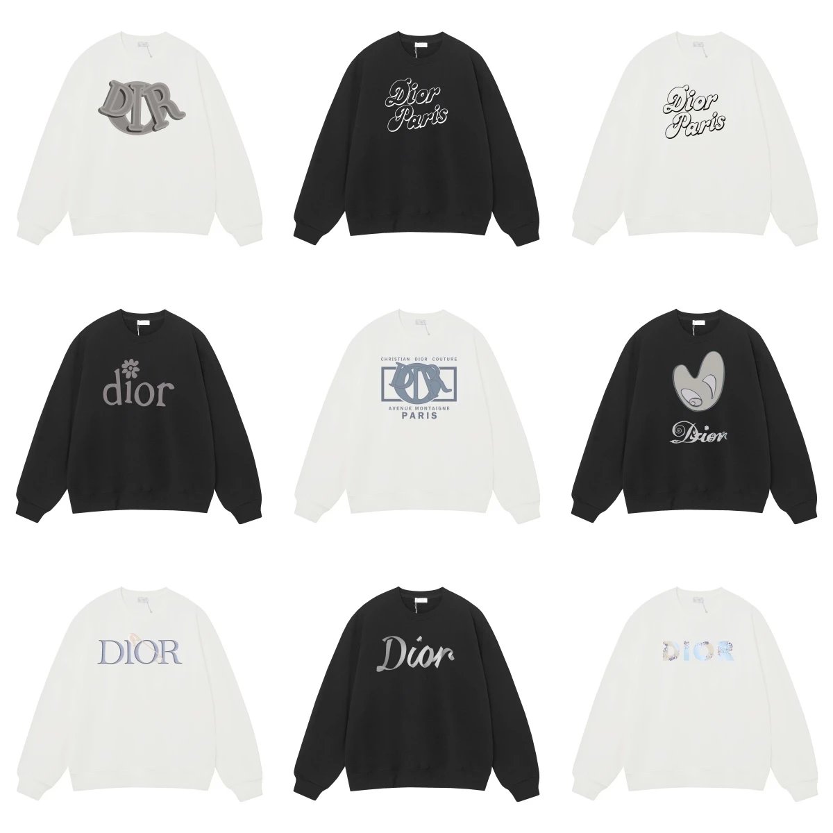 Dior Logo Print Whit