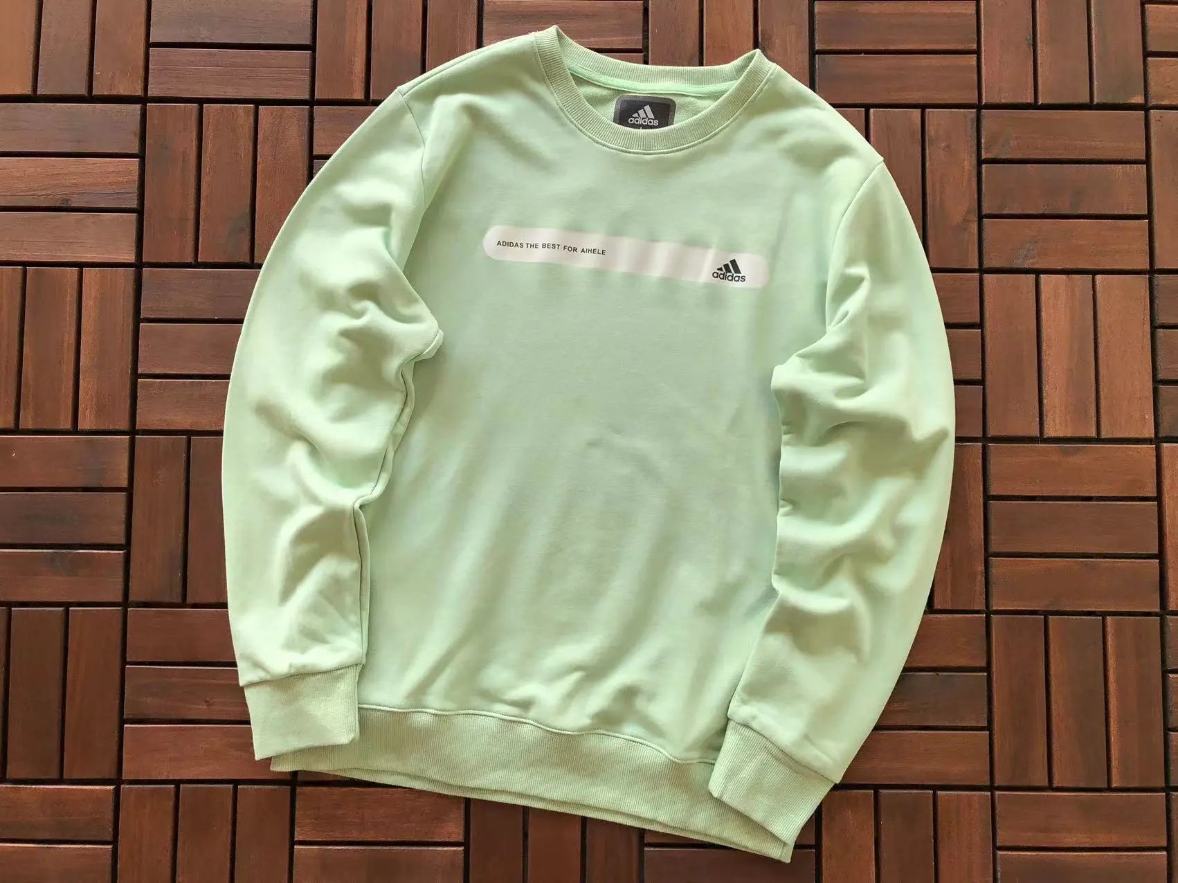 Adidas Sweatshirt Mint Green Crewneck Hoodie