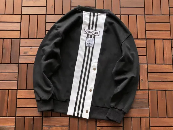 Adidas Classic Crewneck Sweatshirt Off-White Sweater - 5