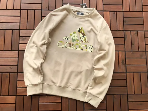 Adidas Originals Panda Camo Graphic Hoodie Beige - 1