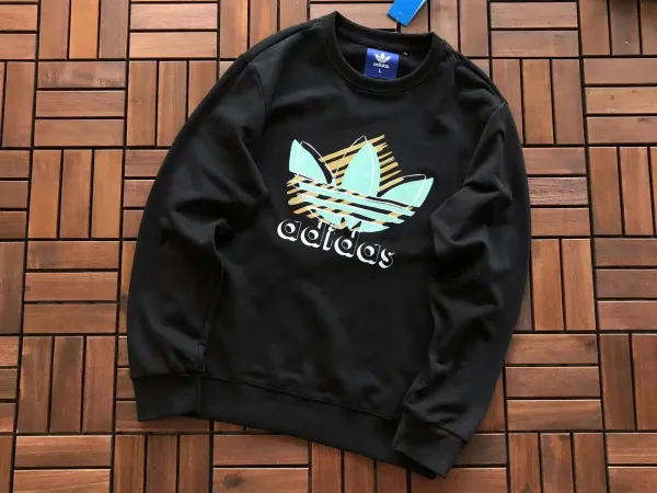 Adidas Originals Trefoil Graphic Black Hoodie - 1