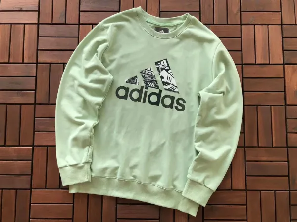 Adidas Originals Graphic Sweatshirt Mint Green Hoodie - 1