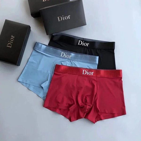 Dior Men's Ice Silk Boxer Briefs