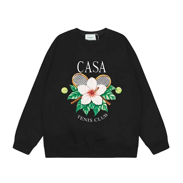 Casablanca Hoodies & Sweatshirts Tennis Club Graphic Crewneck Sweatshirt product detail image 5