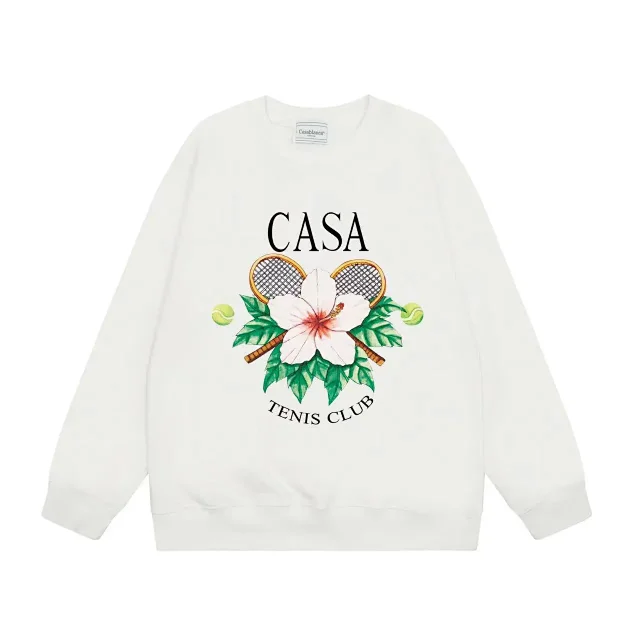 Casablanca Hoodies & Sweatshirts Tennis Club Graphic Crewneck Sweatshirt product detail image 13