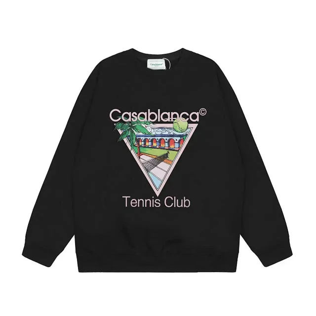 Casablanca Hoodies & Sweatshirts Tennis Club Graphic Crewneck Sweatshirt product detail image 7