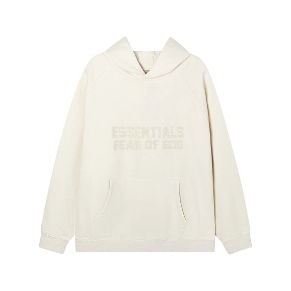Fear of God Essentials Logo Hoodie Beige Hoodie product listing in Litbuy spreadsheet finds