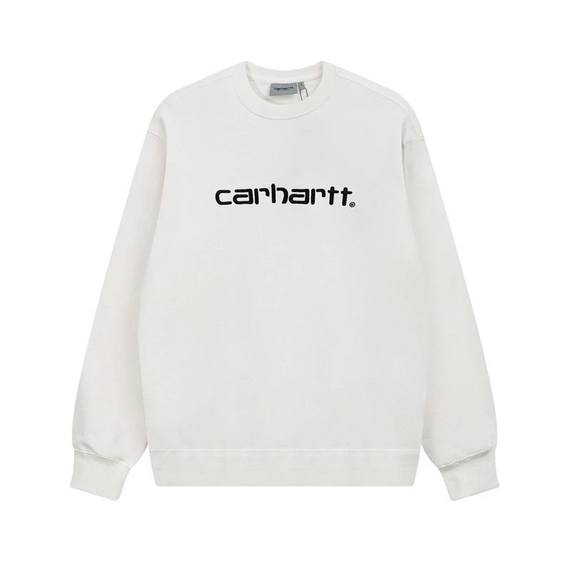 Carhartt WIP Script Logo Navy Crewneck Sweatshirt - 6