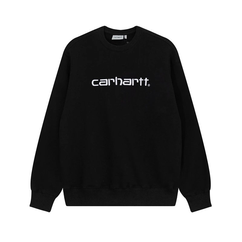 Carhartt WIP Script Logo Navy Crewneck Sweatshirt - 4