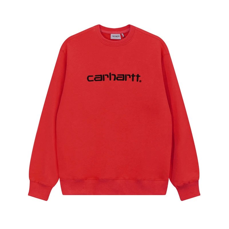 Carhartt WIP Script Logo Navy Crewneck Sweatshirt - 9