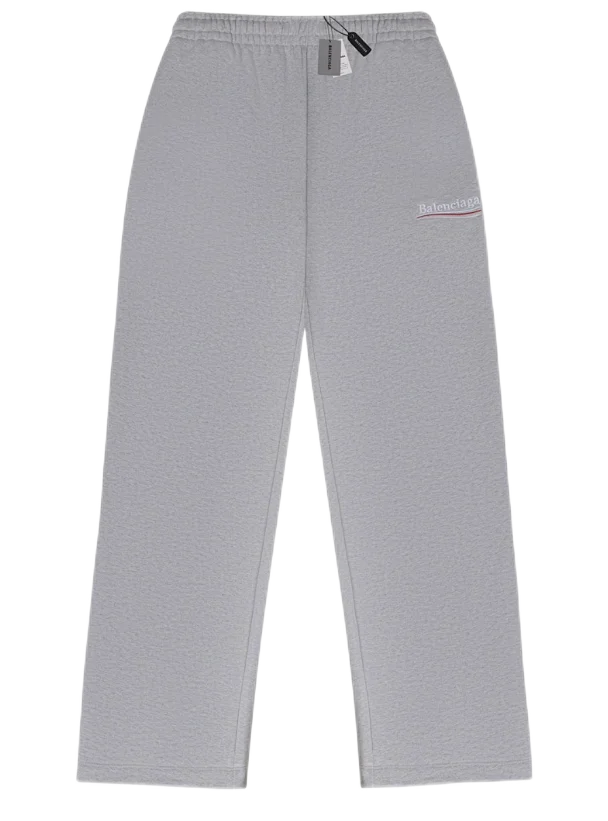 Balenciaga Trousers Logo-print wide-leg sweatpants product detail image 23