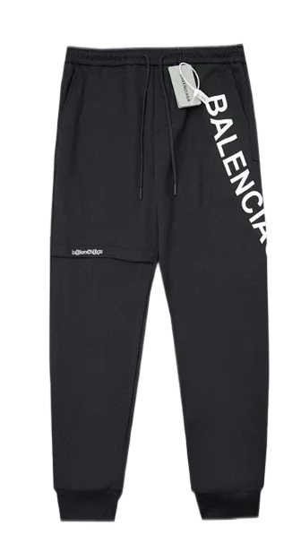 Balenciaga Trousers Logo-print wide-leg sweatpants product detail image 39