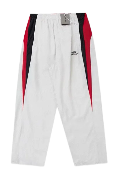 Balenciaga Trousers Logo-print wide-leg sweatpants product detail image 20
