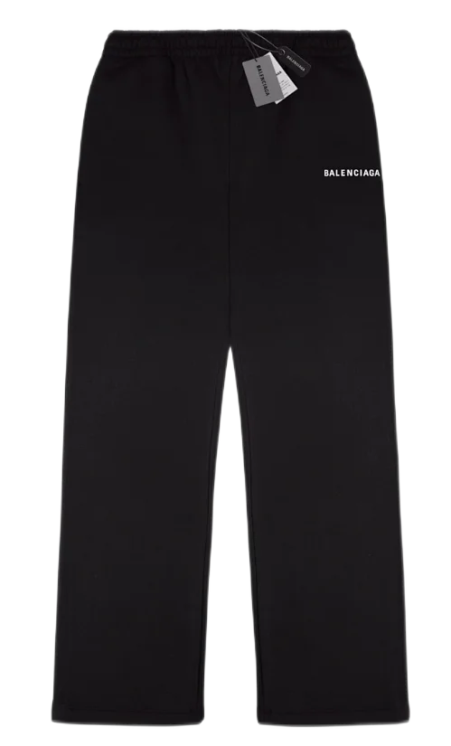 Balenciaga Trousers Logo-print wide-leg sweatpants product detail image 32