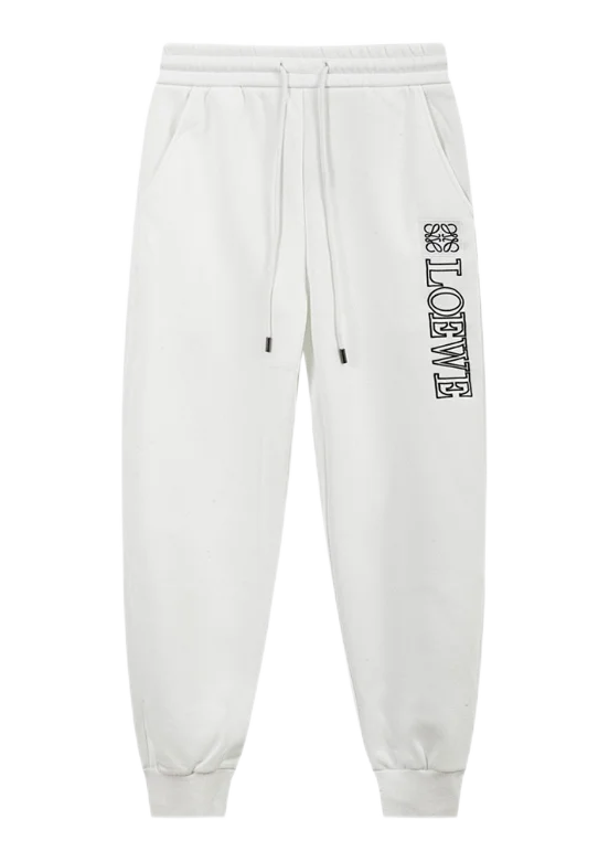 Balenciaga Trousers Logo-print wide-leg sweatpants product detail image 22