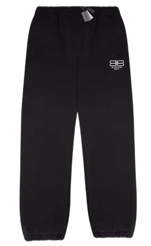 Balenciaga Trousers Logo-print wide-leg sweatpants product detail image 33