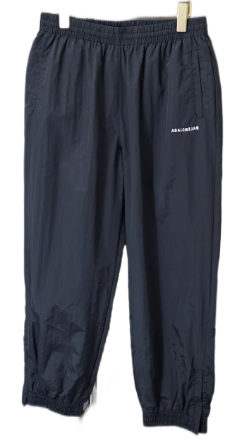 Balenciaga Trousers Logo-print wide-leg sweatpants product detail image 9