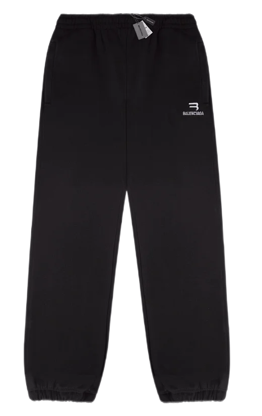 Balenciaga Trousers Logo-print wide-leg sweatpants product detail image 30
