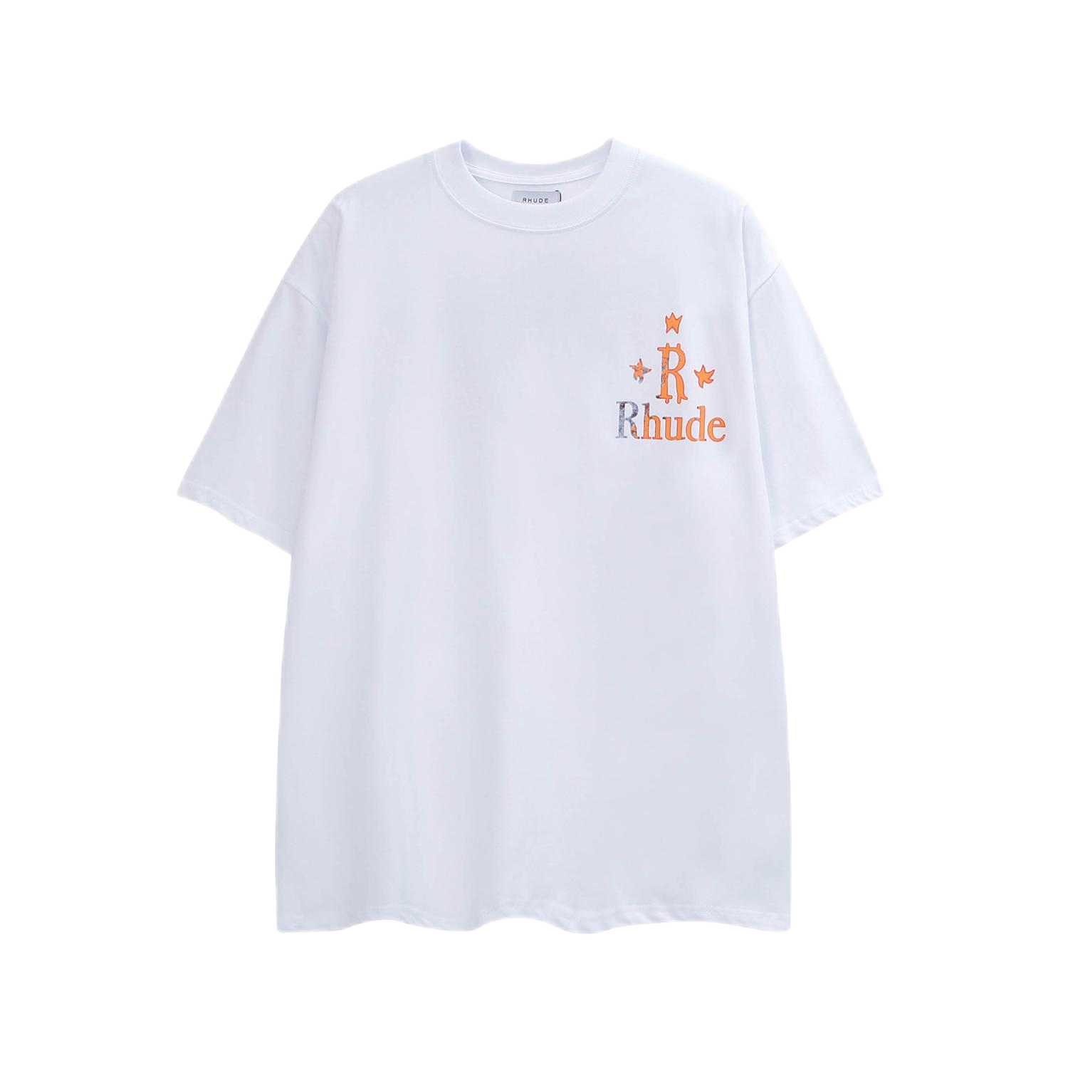 Rhude Eagle Logo White T-Shirt - 20