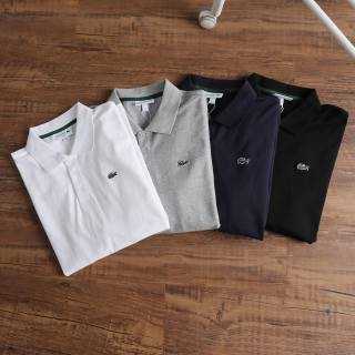 Classic embroidery model men's long sleeve olo shirt business casual