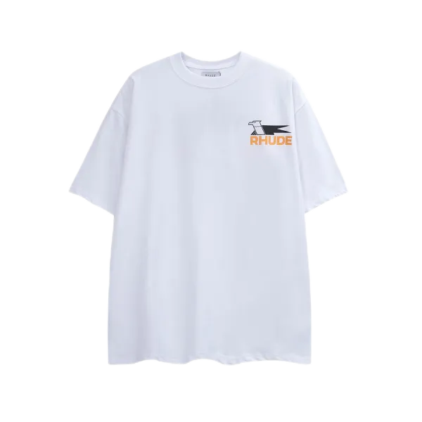 Rhude Eagle Logo White T-Shirt - 1