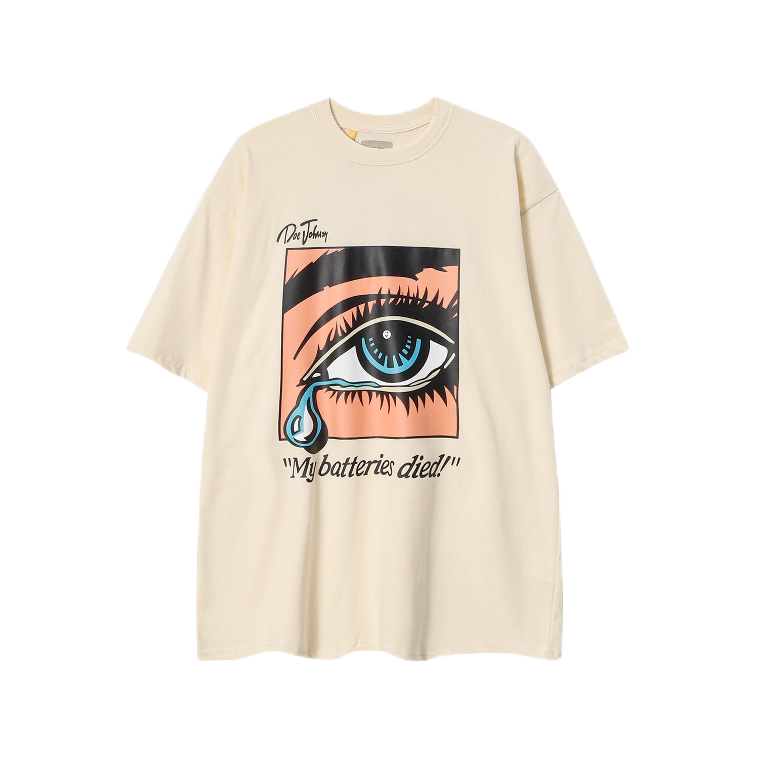 Lanvin Paris 1889 Palm Tree Graphic Washed Gray T-Shirt - 17