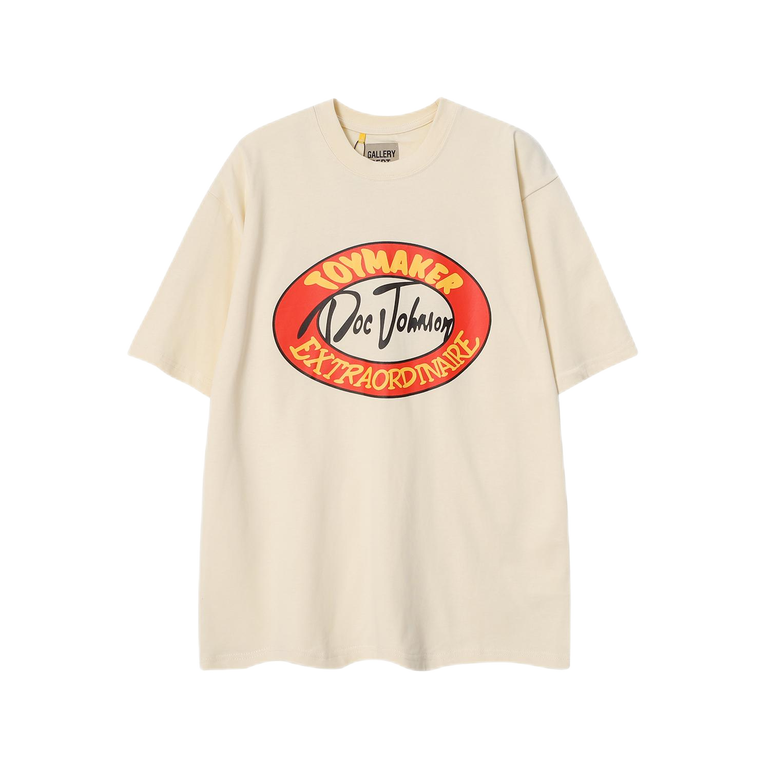 Lanvin Paris 1889 Palm Tree Graphic Washed Gray T-Shirt - 4