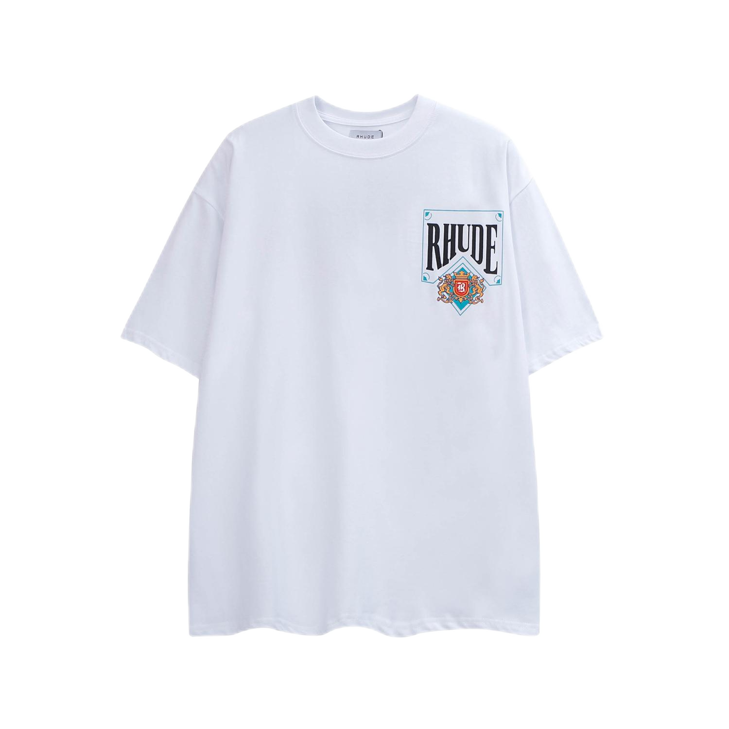 Rhude Eagle Logo White T-Shirt - 26