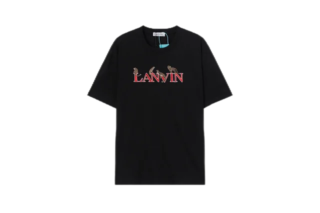 Gallery Dept. T-Shirts Lanvin Logo and Paint Splatter Print product detail image 31
