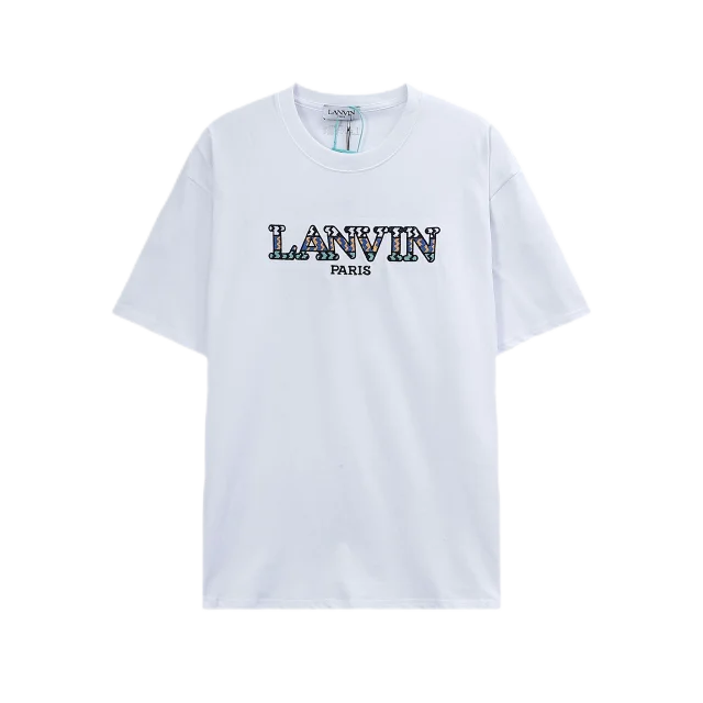 Gallery Dept. T-Shirts Lanvin Logo and Paint Splatter Print product detail image 22