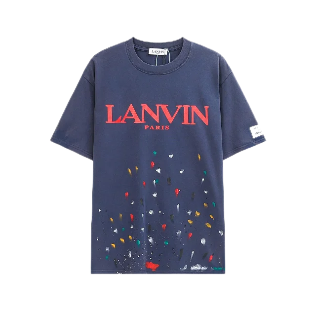 Gallery Dept. T-Shirts Lanvin Logo and Paint Splatter Print product detail image 34