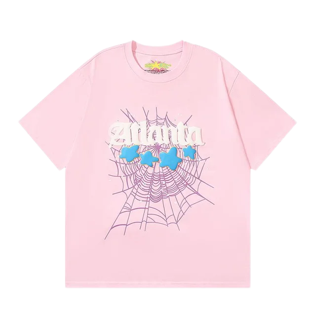 SP5DER T-Shirts Short-Sleeve Graphic Logo T-Shirt product detail image 29