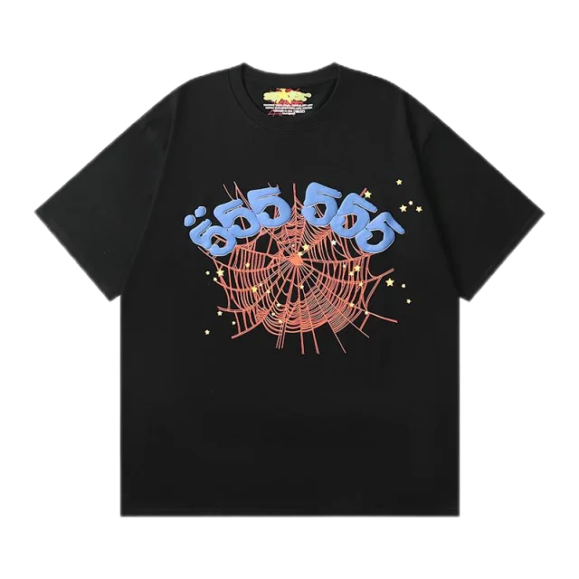 SP5DER T-Shirts Short-Sleeve Graphic Logo T-Shirt product detail image 25