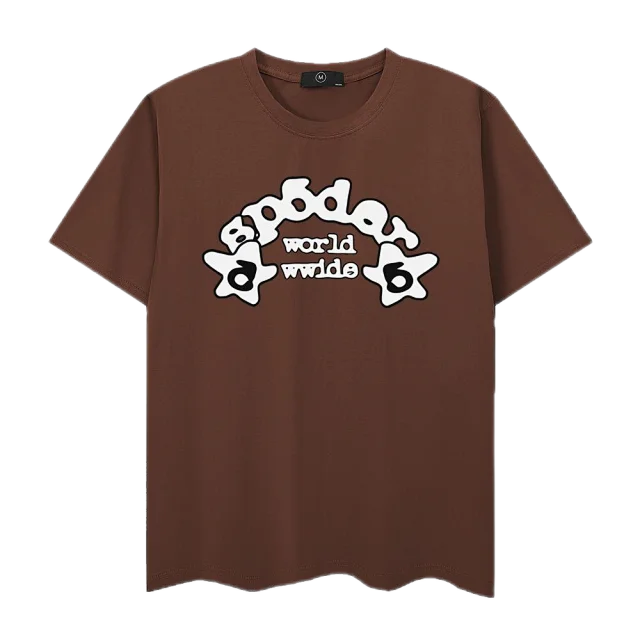 SP5DER T-Shirts Short-Sleeve Graphic Logo T-Shirt product detail image 6