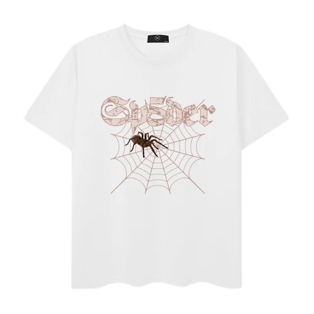 SP5DER T-Shirts Short-Sleeve Graphic Logo T-Shirt product detail image 8
