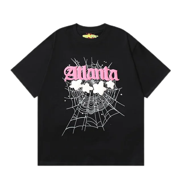 SP5DER T-Shirts Short-Sleeve Graphic Logo T-Shirt product detail image 28